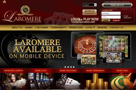 laromere casino bonus code